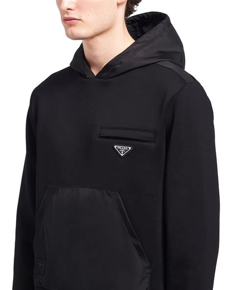 prada hoodie heren|prada nylon hoodie.